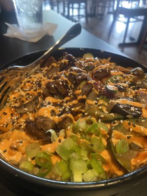 Korean beef bowl   at Voodu Vegan Bistro in Tampa