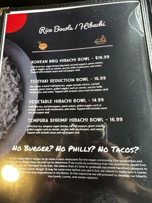   at Voodu Vegan Bistro in Tampa