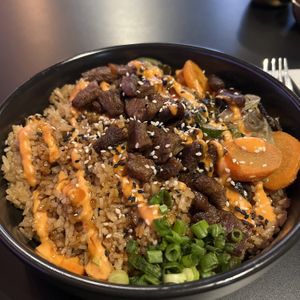 Korean BBQ Hibachi Bowl  at Voodu Vegan Bistro in Tampa