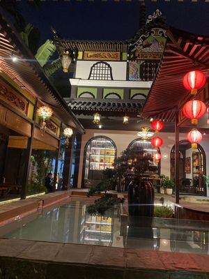 Inner courtyard  at Phạm Nghiêm Trai in Ho Chi Minh City