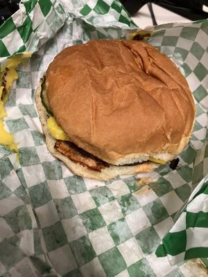 Deluxe burger   at Bloom Foods Food Truck in Houston