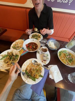 We ate first, camera ate second    at Yum Saap in Utrecht