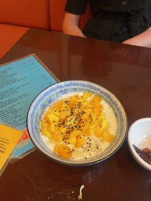 Mango sticky rice   at Yum Saap in Utrecht