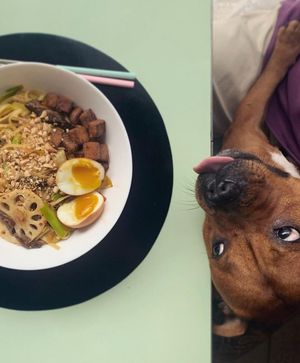 buddha pad thai 🇹🇭 
vegan option at Patty & Selma in Treviglio