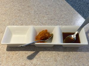 Chutney, minus the mint    at Indian Bistro in Topeka