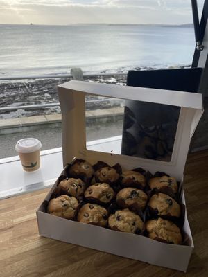 Muffins   at Waves in Falmouth