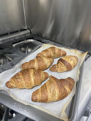 Blueberry Croissaints  at Waves in Falmouth