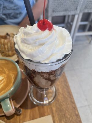 Chocolate milkshake   at The Green Canopy in Fitzroy
