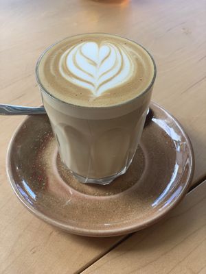 Oat latte (alternative dairy co.)  at The Green Canopy in Fitzroy