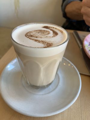 Chai latte  at The Green Canopy in Fitzroy