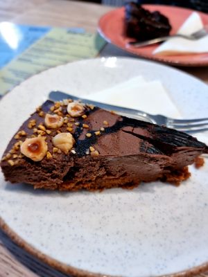 Chocolate cake at Berenice in Ghent