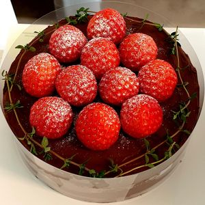 choco strawberry at Immu Bake Shop in Seoul