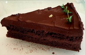 chocolate cake at Immu Bake Shop in Seoul