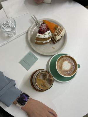 Delicious selectionn  at Immu Bake Shop in Seoul