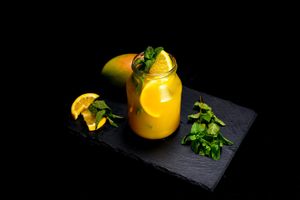 Mama Ice Tea - Mango and Mate Tea at Shin Taiwanese Eatery in Vienna