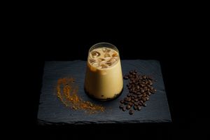 Coffee bubble tea at Shin Taiwanese Eatery in Vienna