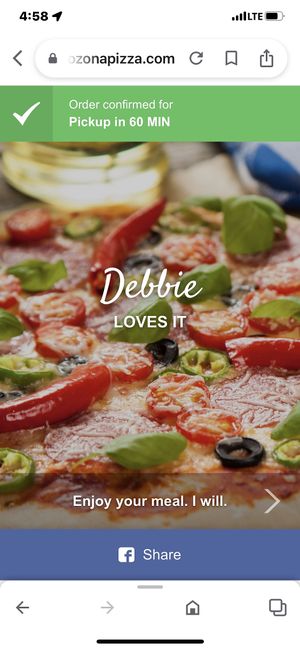   at Ozona Pizza in Palm Harbor