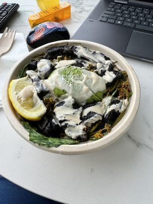 “Burger” bowl  at Key Roots in Islamorada