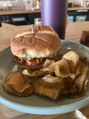 Jackfruit sandwich  at Fellow Traveler in Englewood