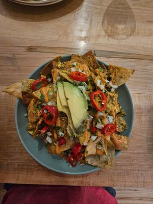 Chilaquiles at Fellow Traveler in Englewood