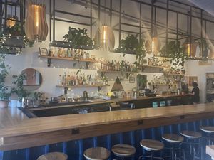 the bar  at Fellow Traveler in Englewood