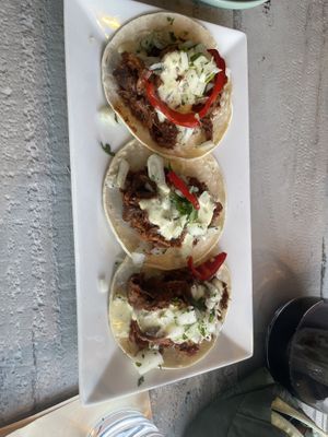 jackfruit tacos  at Fellow Traveler in Englewood