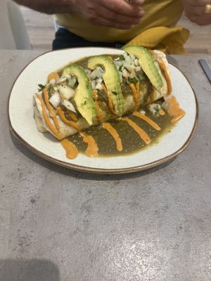 The burrito   at Fellow Traveler in Englewood