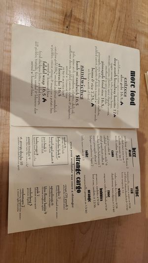 Menu at Fellow Traveler in Englewood
