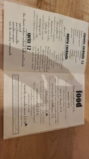 Menu at Fellow Traveler in Englewood