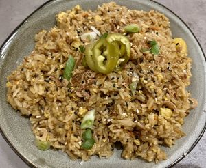 Piña fried rice - very good   at Fellow Traveler in Englewood