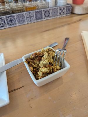 Tofu scramble side at Fellow Traveler in Englewood