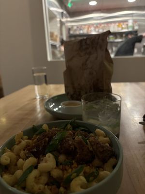 mac & cheese + irish spice bag (in bag)  at Fellow Traveler in Englewood