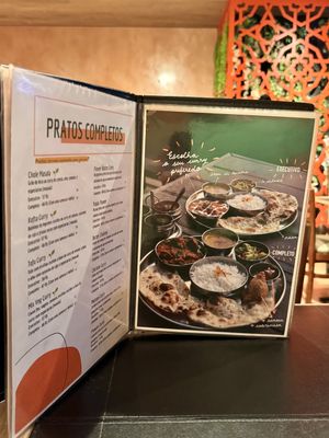 Pratos Completos 🌱  at Curry's Culinária Indiana in Sao Paulo