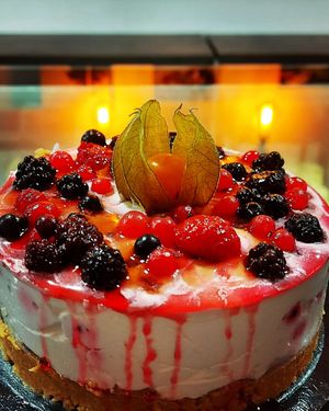 Cheesecake vegan at Coronados Panaderia Pasteleria & Take Away in Valencia