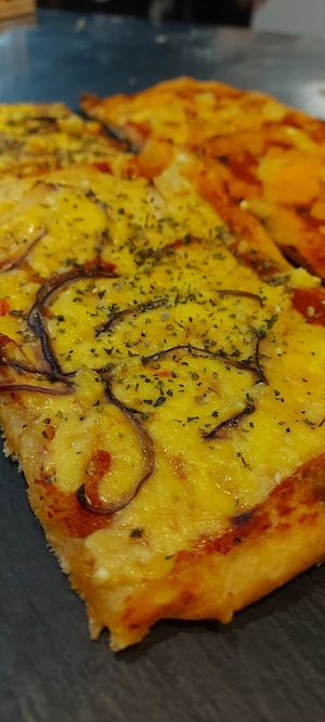 Pizza vegan at Coronados Panaderia Pasteleria & Take Away in Valencia