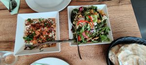 Foule and fatouch at Dilmon La Table d'Orient in Evere