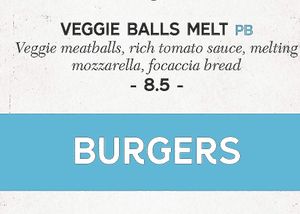 Menu  at The Fountain in Edinburgh