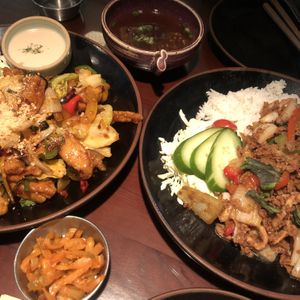 Vegan menu  at Ssong Thai - Yeoksam in Seoul