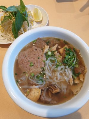 Beyond beef pho at Easy Vegan in Richmond