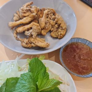 Crispy Mushroom good with noodle soup. at Easy Vegan in Richmond