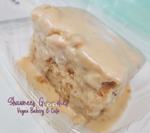 Peanut Butter cake at Shawnee's Goodies Vegan Bakery & Cafe in Lilburn