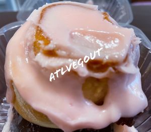 Cinnamon roll  at Shawnee's Goodies Vegan Bakery & Cafe in Lilburn