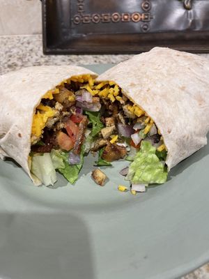 Chikn wrap   at Shawnee's Goodies Vegan Bakery & Cafe in Lilburn
