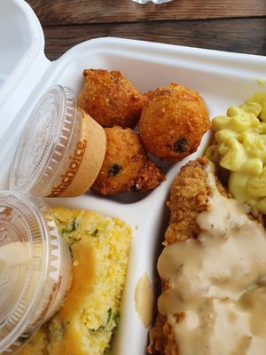 Hushpuppies at Cornbread Cafe in Eugene