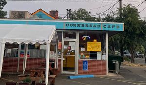 Storefront  at Cornbread Cafe in Eugene