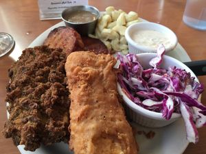 Sampler Platter at Cornbread Cafe in Eugene