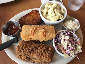 Sampler plate at Cornbread Cafe in Eugene