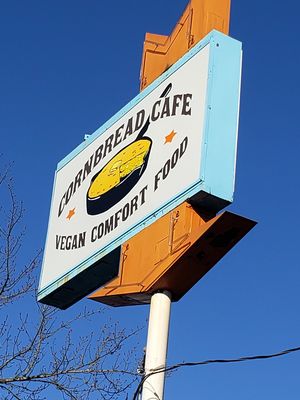 Right on the corner at Cornbread Cafe in Eugene