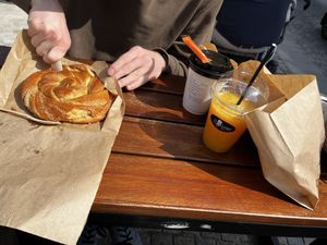   at StoArtos Coffee Bakery in Larnaca