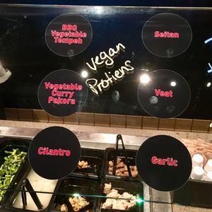 Tempeh, Seitan, Veat yumminess! at Flat Top Grill in Mishawaka